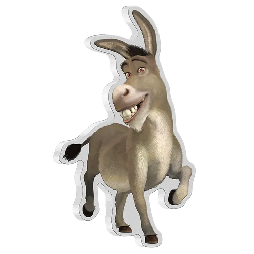 1 oz 2021 Shrek Donkey Color Proof