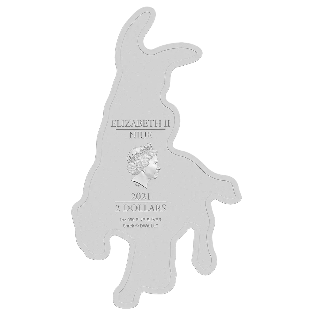 1 oz 2021 Shrek Donkey Color Proof