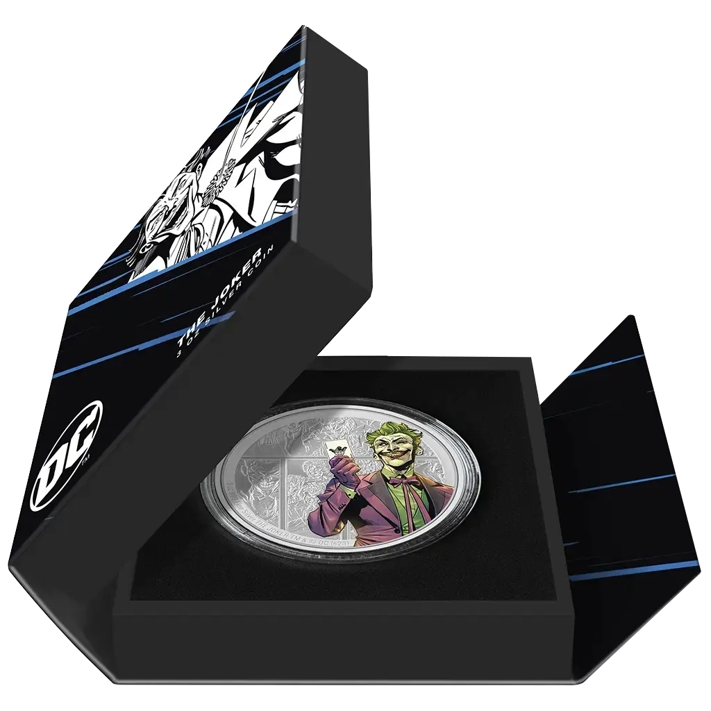 3 oz 2023 DC Villains - The Joker Proof Color