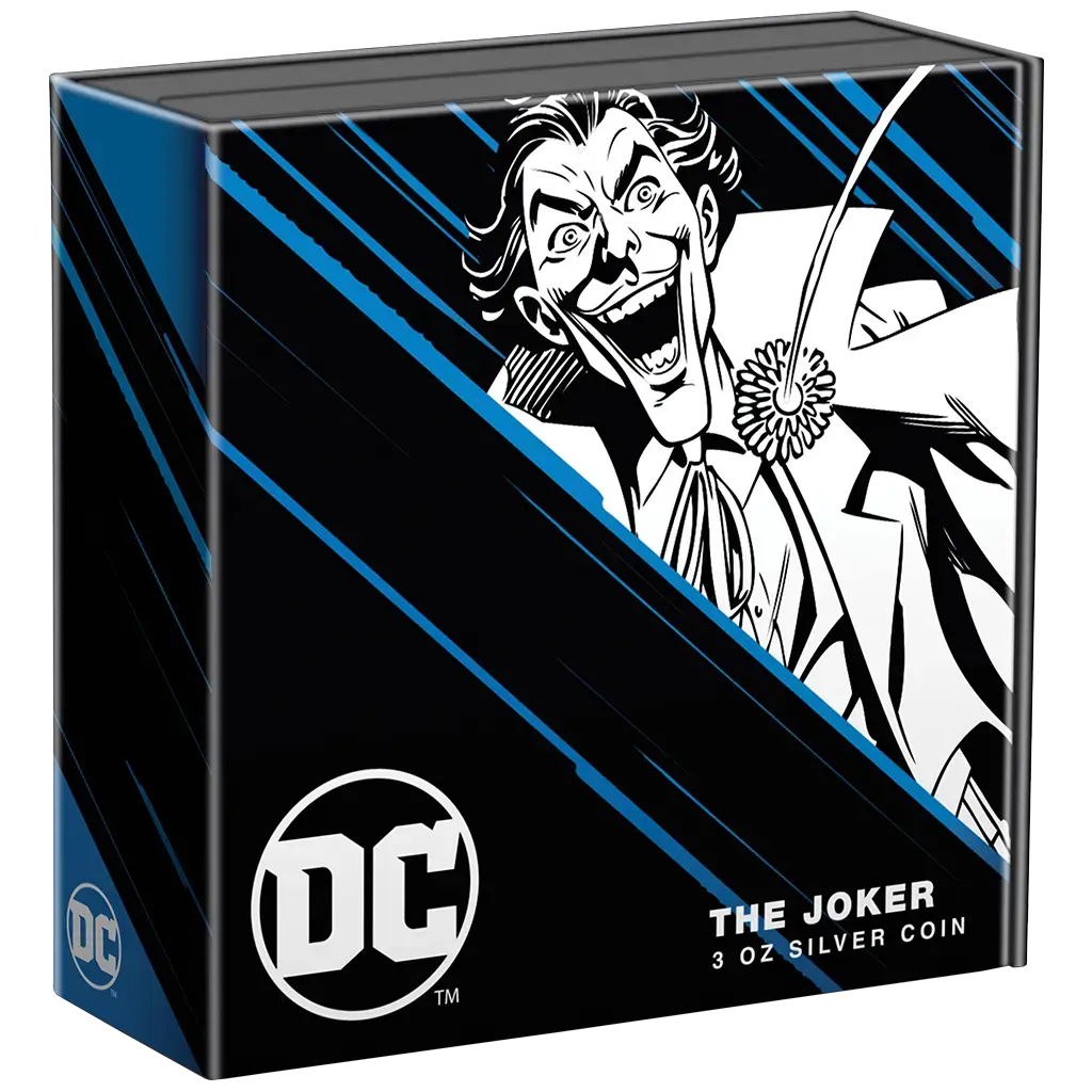 3 oz 2023 DC Villains - The Joker Proof Color