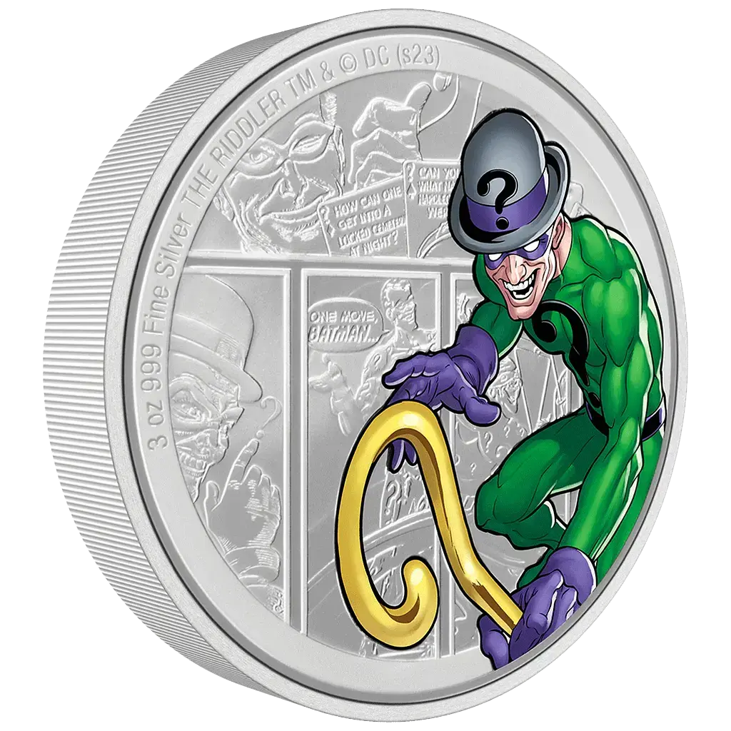 3 oz 2023 DC Villains - The Riddler Proof Color