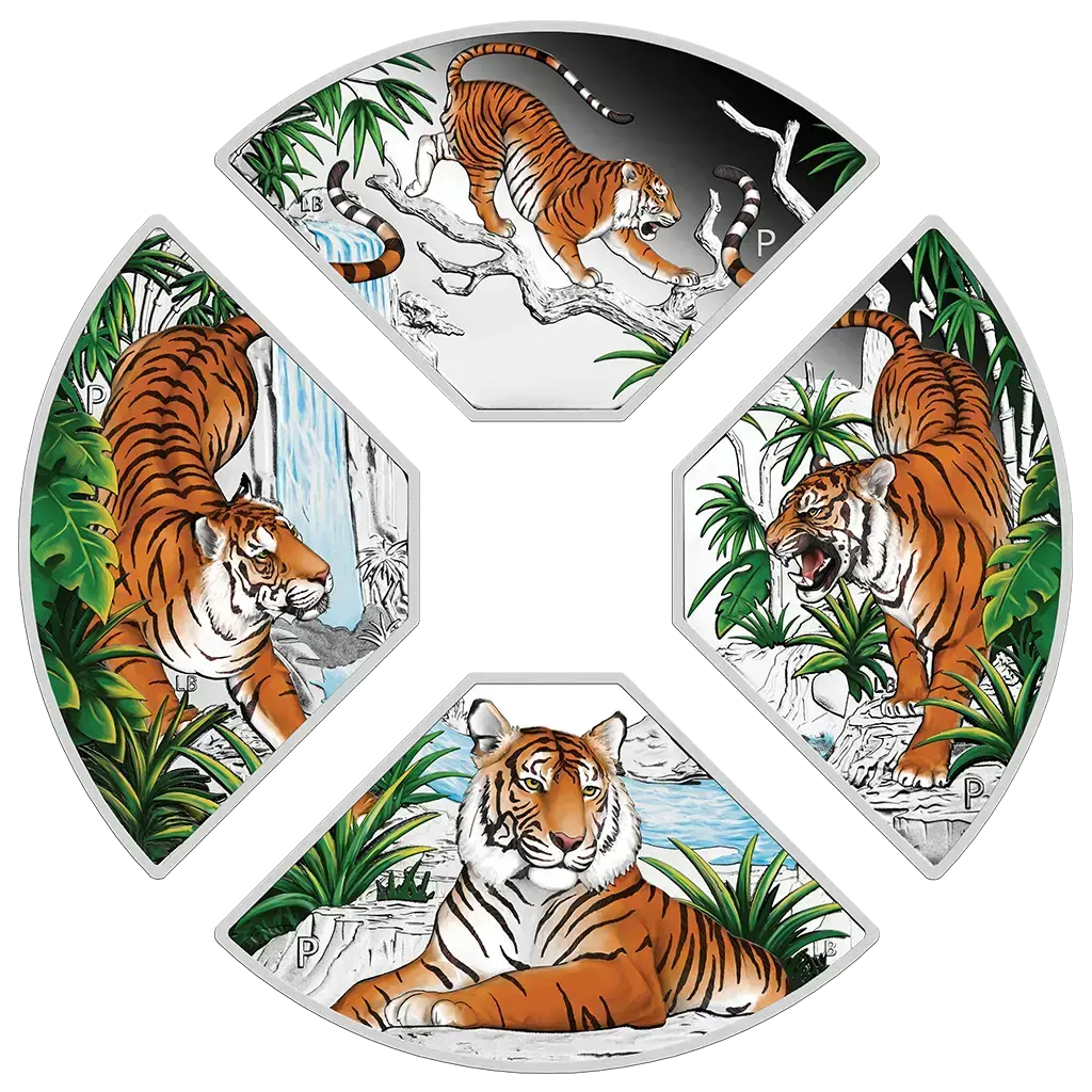 4 oz 2022 Lunar Quadrant Tiger