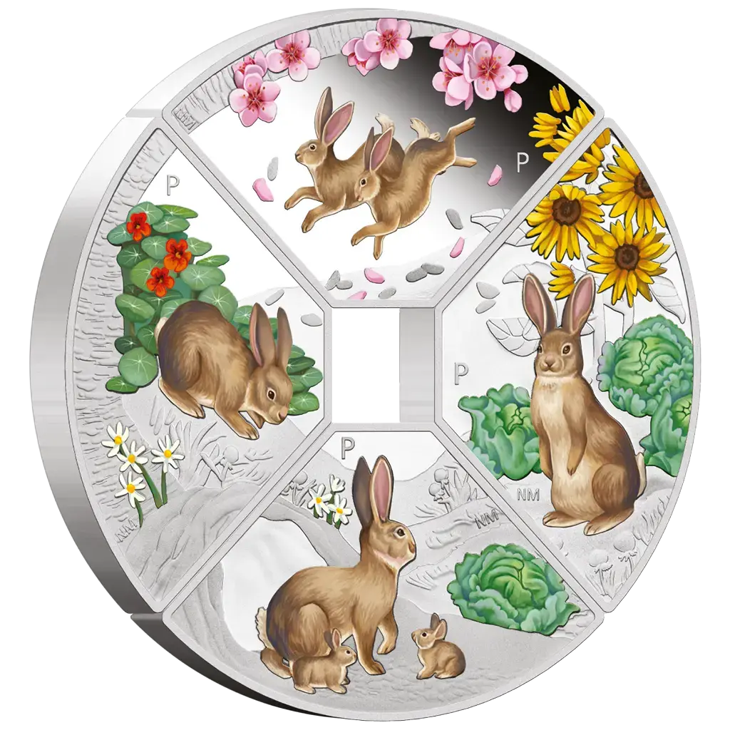 4 oz 2023 Lunar Quadrant Rabbit