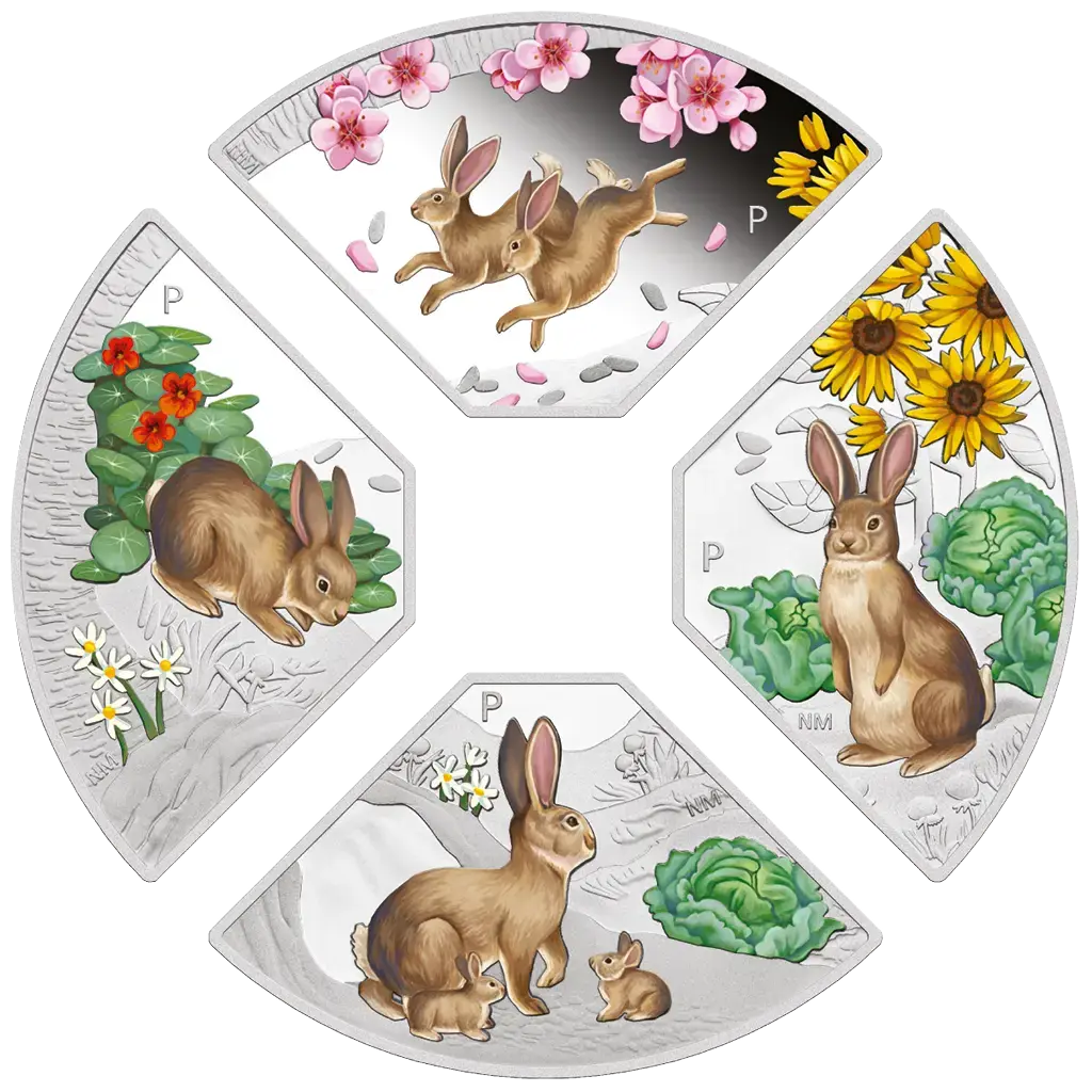 4 oz 2023 Lunar Quadrant Rabbit