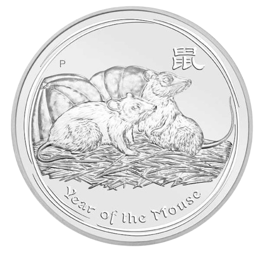 1 oz 2008 Year of the Mouse - bakside