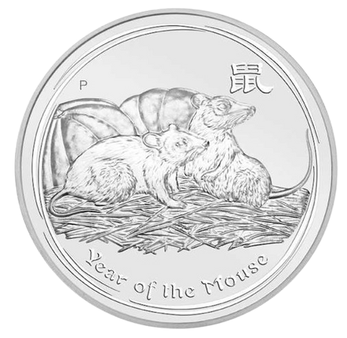 1 oz 2008 Year of the Mouse - bakside