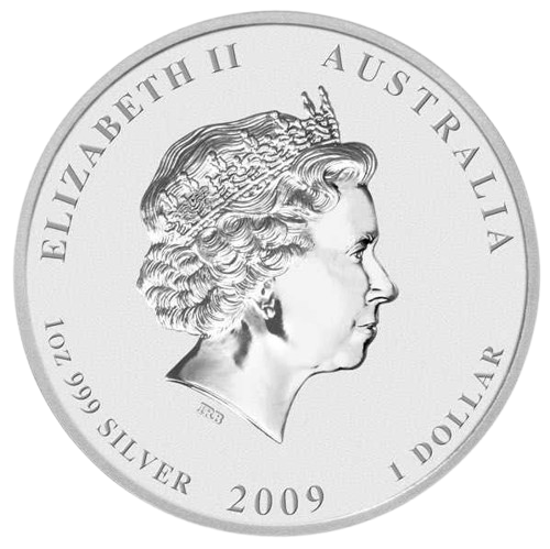 1 oz 2009 Year of the Ox - forside