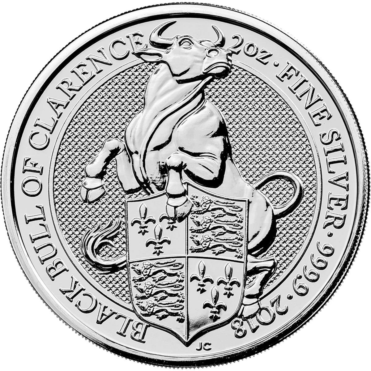 2 oz 2018 Queen's Beasts - Black Bull