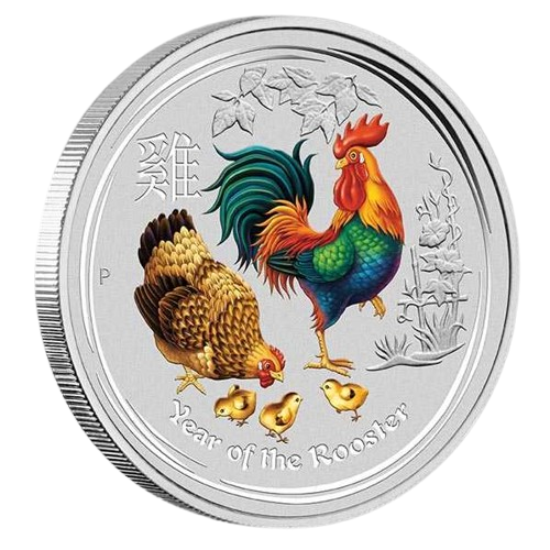1 oz 2017 Year of the Rooster Color